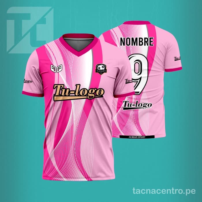 diseños camisetas de futbol rosadas peru