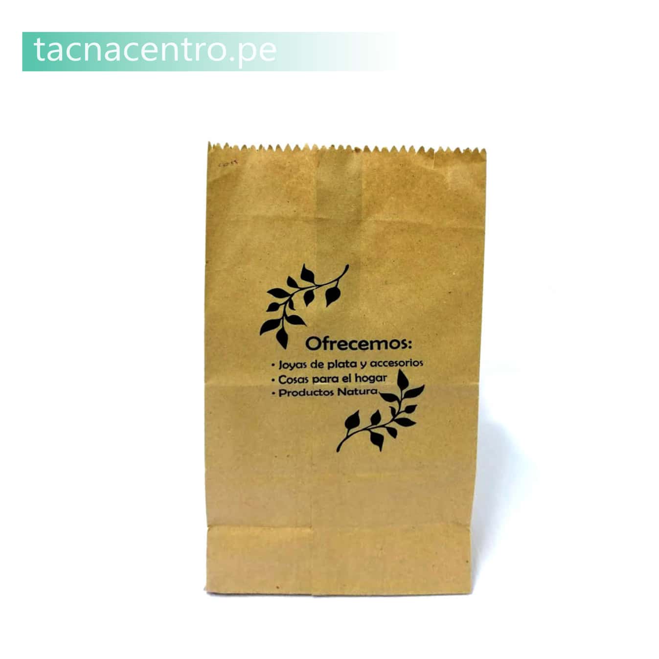 bolsas de papel kraft personalizadas con logo de negocio - producto terminado vendido al mayoreo