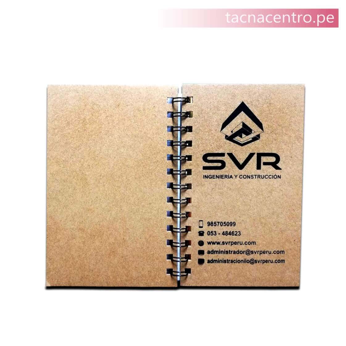 Evidencia de venta al por mayor de libretas ecologicas publicitarias con logo