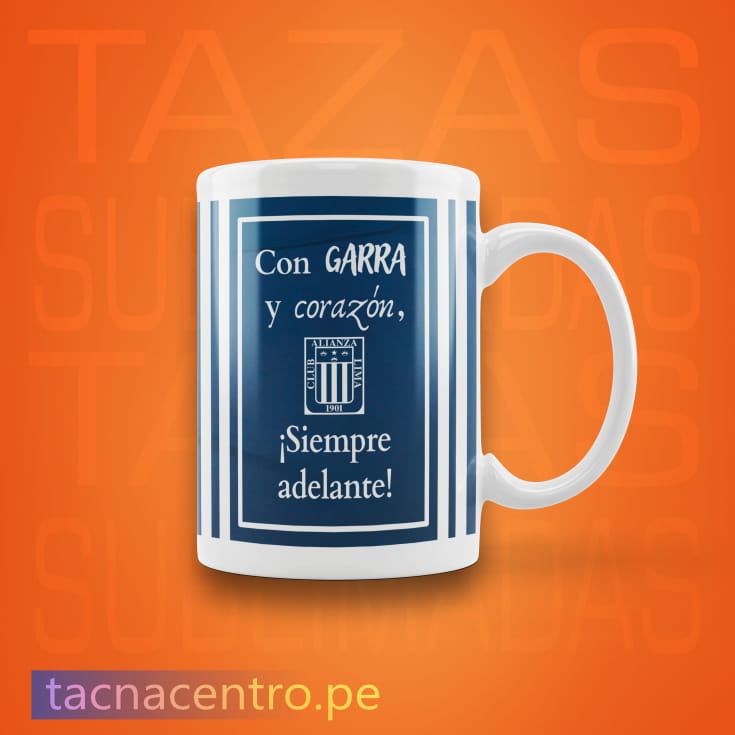 tazas personalizadas con foto de alianza lima sublimada