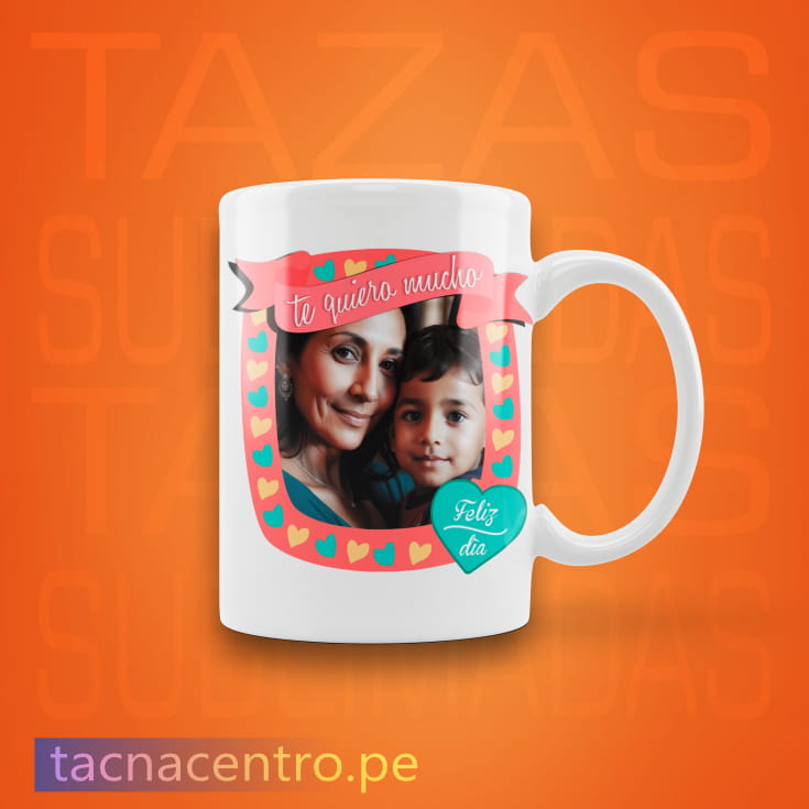 tazas personalizadas dia de la madre con foto de mama sublimada