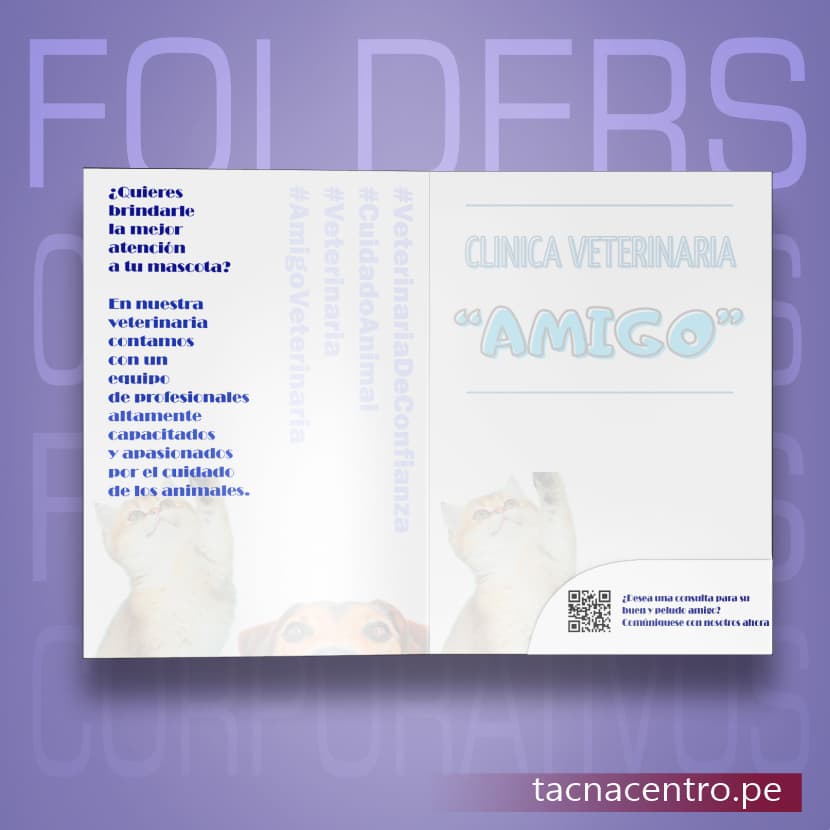 impresion de carpetas coporativas doble cara con solapa o bolsillo interior venta por mayor tacna centro peru