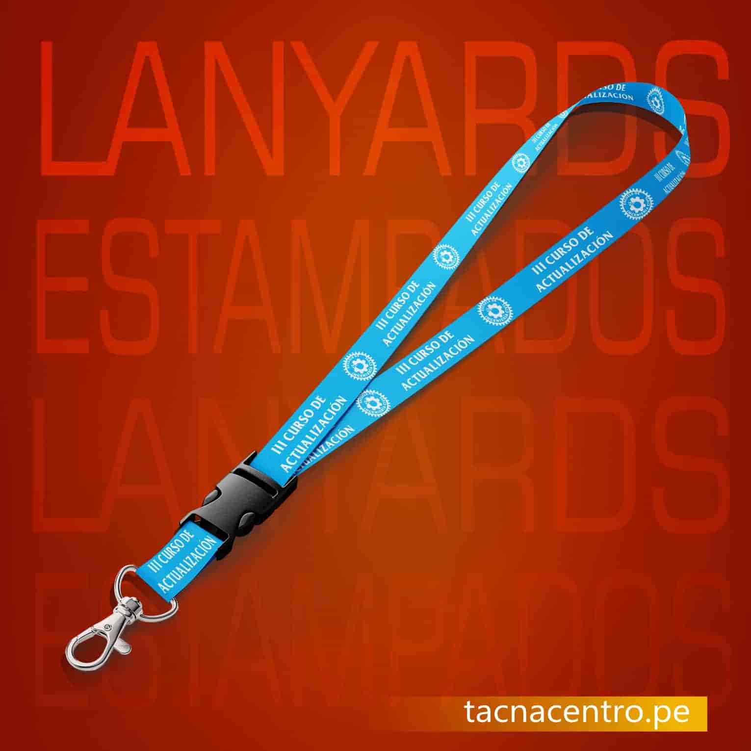 modelos lanyards personalizados con estampado cinta color celeste , venta en peru precios por mayor tacna centro