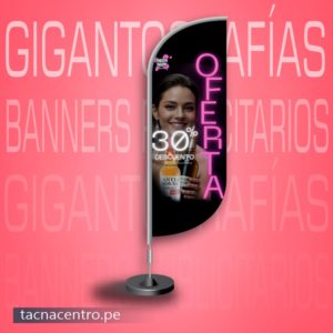 modelo de bandera publicitaria diseño para licoreria precios de fabrica tacna centro peru