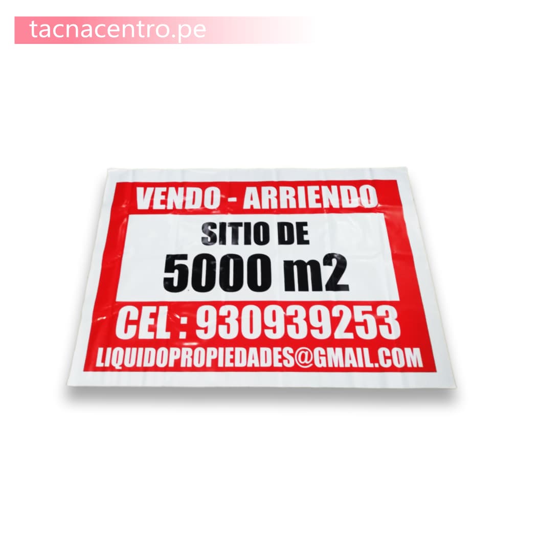 modelo de cartel publicitarioa gran escala con diseño e impresion personalizada tacna centro