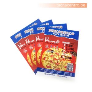 producto terminado venta por mayor de volantes publicitarios restaurante comida rapida pizza - tacna centro peru