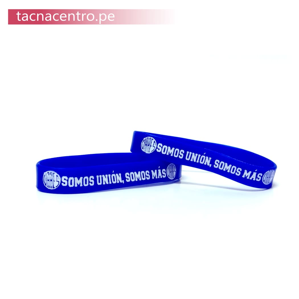 pulseras de silicona para eventos y fiestas con diseño y colores personalizados tacna centro peru