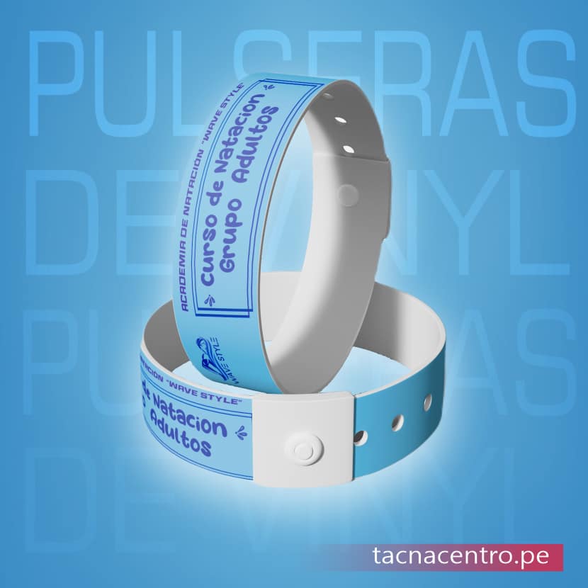 pulseras de vinilo para eventos color celeste impresion personalizada proveedores tacna centro peru