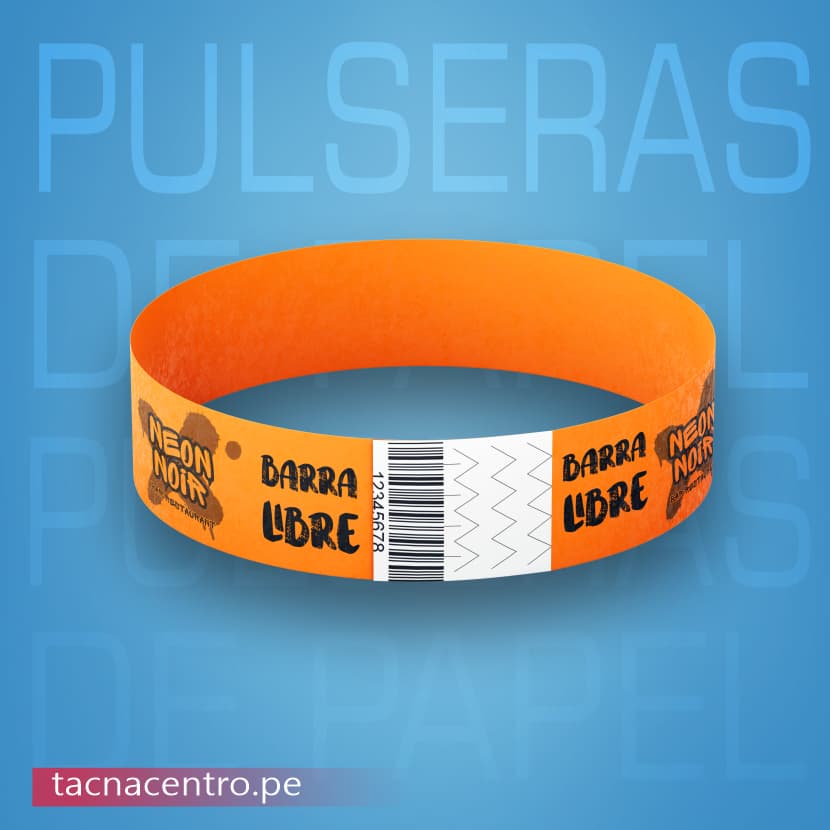 pulseras tyvek para eventos con codigo de barras para control de seguridad -precios por mayor proveedores tacna centro peru