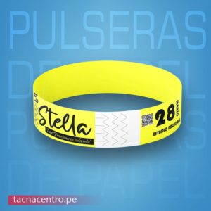 pulseras tyvek para eventos control de entrada concierto personalizado con QR de seguridad-precios por mayor proveedores tacna centro peru