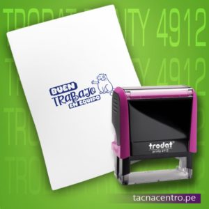 sello automatico personalizado para profesoras trodat 4912 tacna centro peru