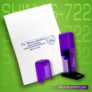sello de bolsillo personalizado impresion en goma para medicos personal de salud tacna centro peru