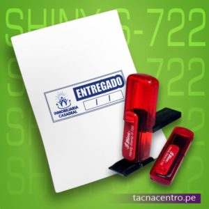 sello de entregado de bolsillo personalizado impresion en goma inmobiliaria tacna centro peru