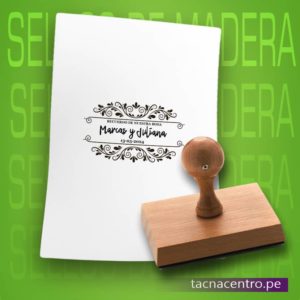 sellos de madera personalizados para evento recuerdo de boda tacna centro peru