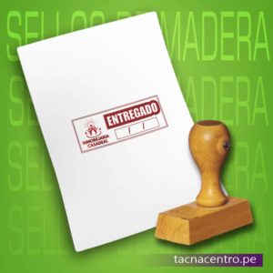 sellos de madera personalizados para inmobiliaria tacna centro peru
