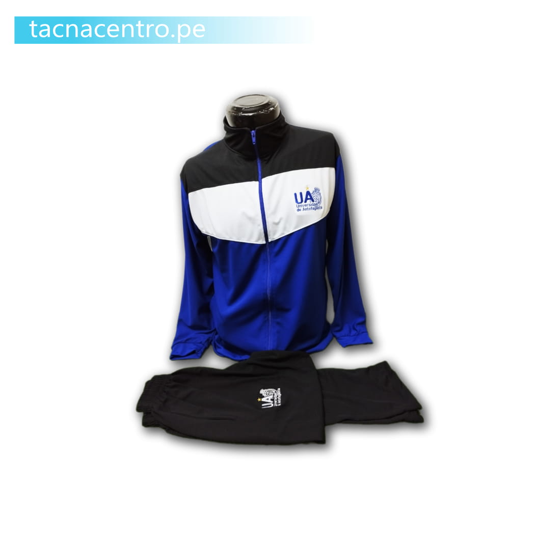 confeccion de buzos deportivos modelo clasico tricolor negro azul blanco tacna centro peru