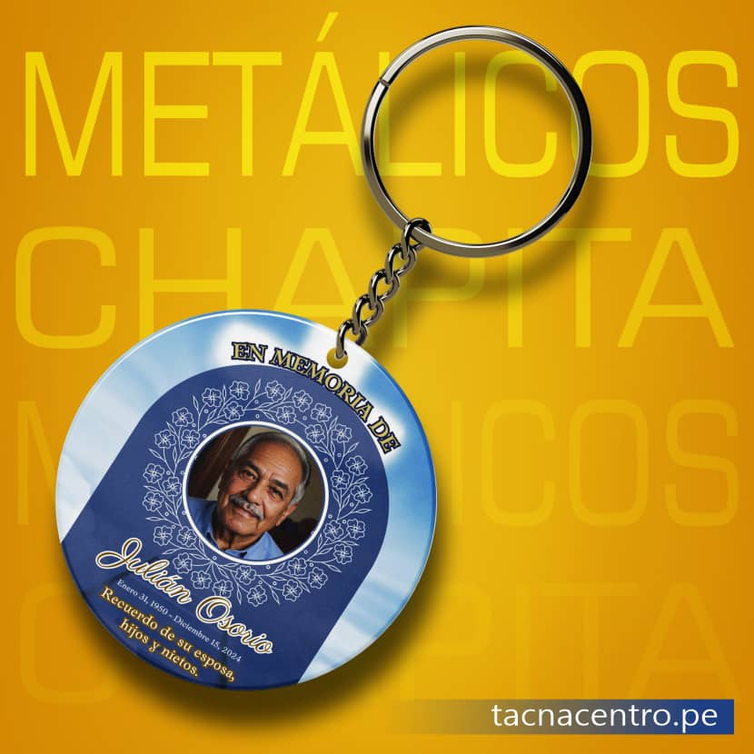 llaveros metalicos chapita diseño personalizado para recuerdo de fallecido-tacna centro peru proveedores con precios mayoristas