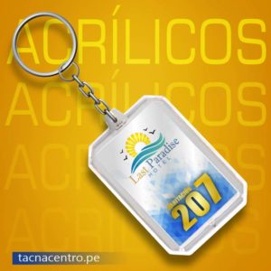 modelo llavero acrilico cuadrado publicitario personalizado para hotel- tacna centro peru proveedores con precios mayoristas