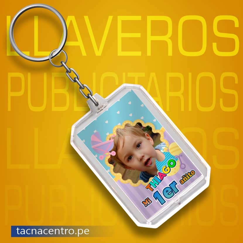 modelo llavero acrilico publicitario personalizado con foto-tacna centro peru proveedores con precios mayoristas