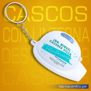modelo llaveros casco destapador con linterna color blanco personalizado para recuerdo de graduacion de ingeniero- tacna centro peru proveedores con precios mayoristas