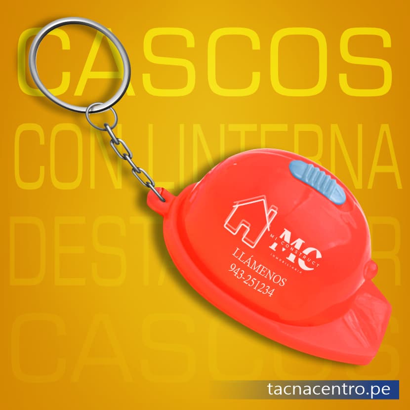 modelo llaveros casco destapador con linterna color azul con logo personalizado para empresa constructora-tacna centro peru proveedores con precios mayoristas