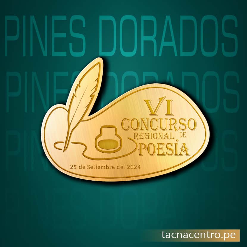 Pines metálicos dorados con diseño personalizado y grabado en relieve tacna centro peru