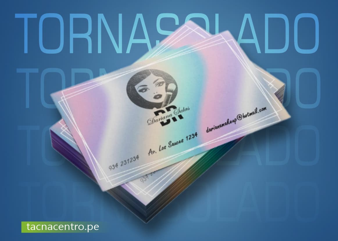 tarjeta tornasolada profesional para salon de belleza tacna centro peru precios mayoristas