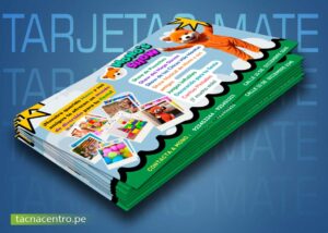 tarjetas mate de presentacion para show infantil eventos tacna centro peru precios mayoristas